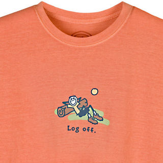 Log Off T-shirt by Life is Good